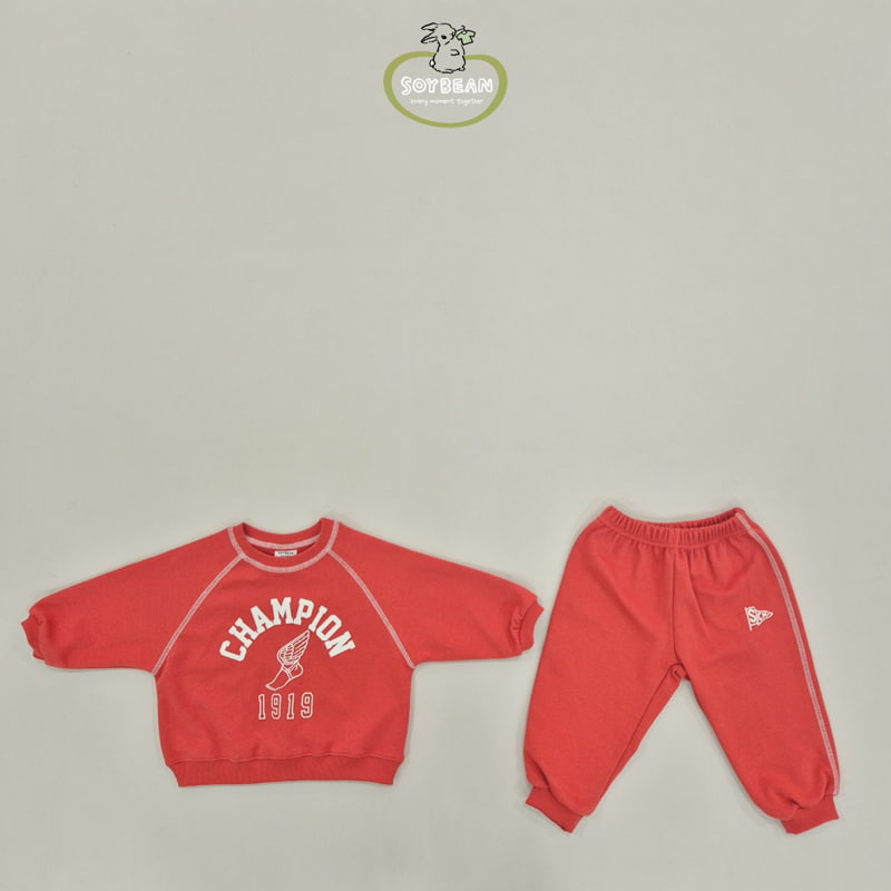 Soybean - Korean Children Fashion - #stylishchildhood - Vintage Line Top Bottom Set - 11
