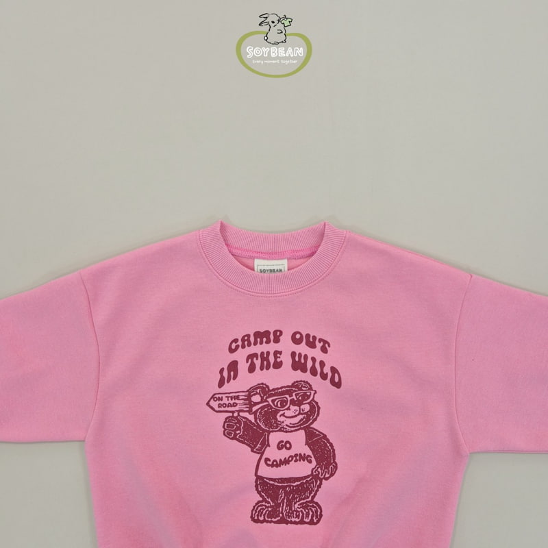 Soybean - Korean Children Fashion - #todddlerfashion - Camp Bear Top Bottom Set - 10