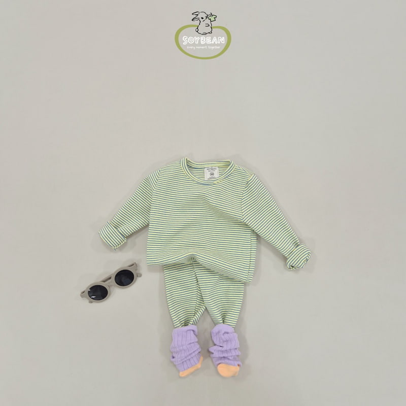 Soybean - Korean Children Fashion - #toddlerclothing - Spring Stripe Easywear - 5