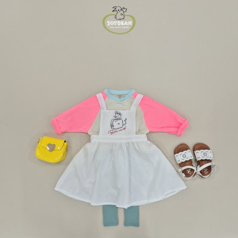 Soybean - Korean Children Fashion - #toddlerclothing - Bread Apron Skirt - 3