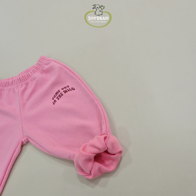 Soybean - Korean Children Fashion - #toddlerclothing - Camp Bear Top Bottom Set - 11