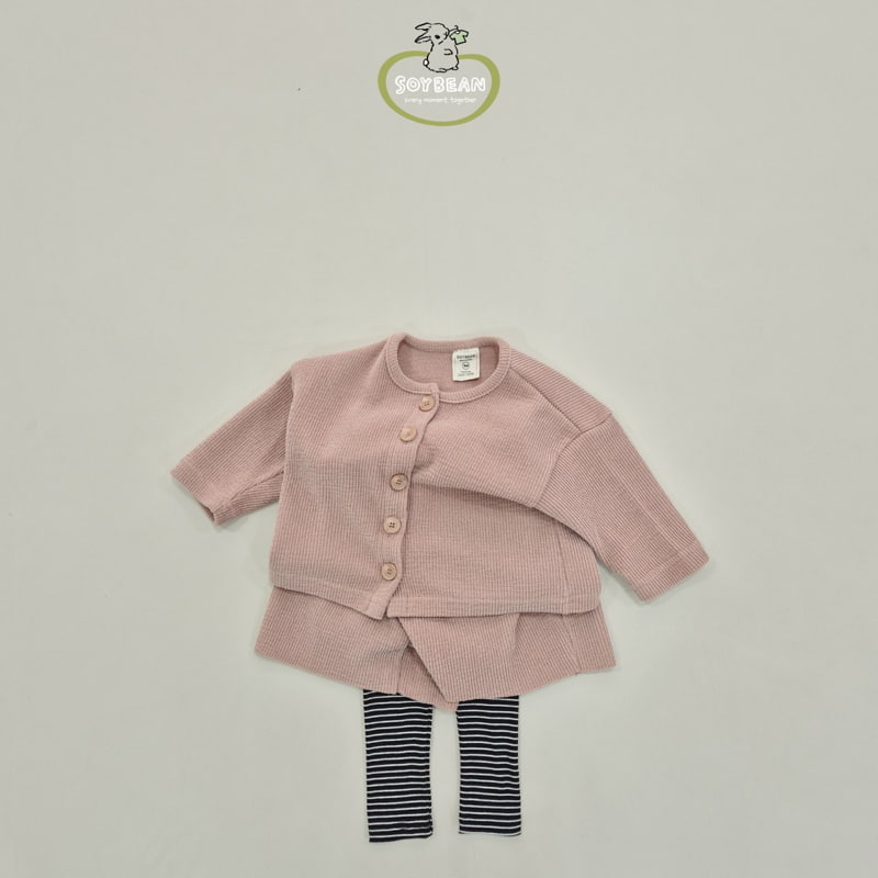 Soybean - Korean Children Fashion - #toddlerclothing - Spring Knit Cardigan Set - 11