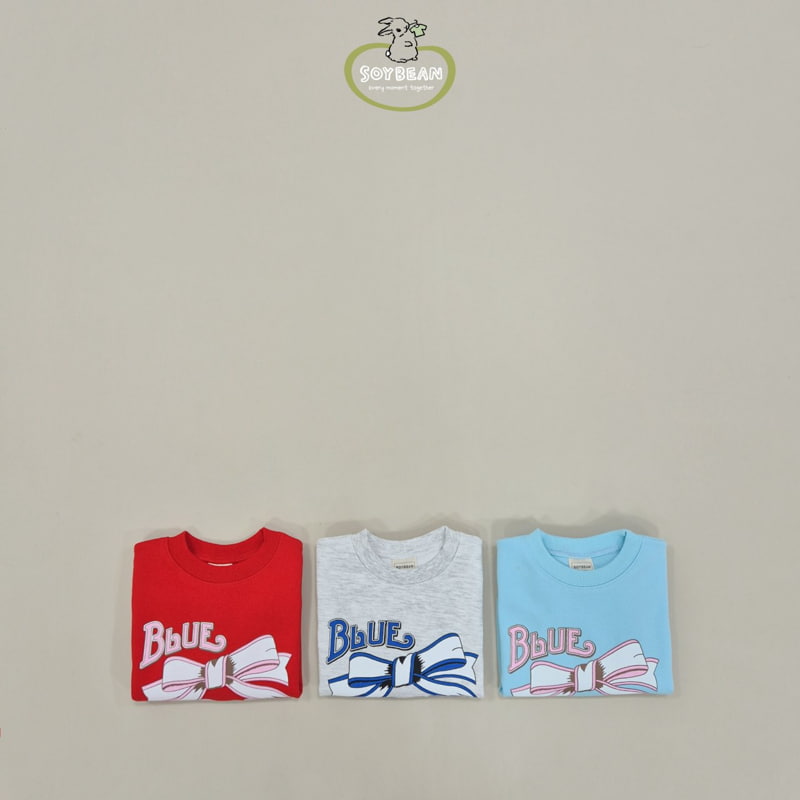 Soybean - Korean Children Fashion - #toddlerclothing - Ribbon Printing Sweatshirts - 7