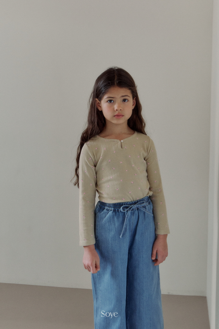 Soye - Korean Children Fashion - #Kfashion4kids - Pincoat Flower Tee - 5