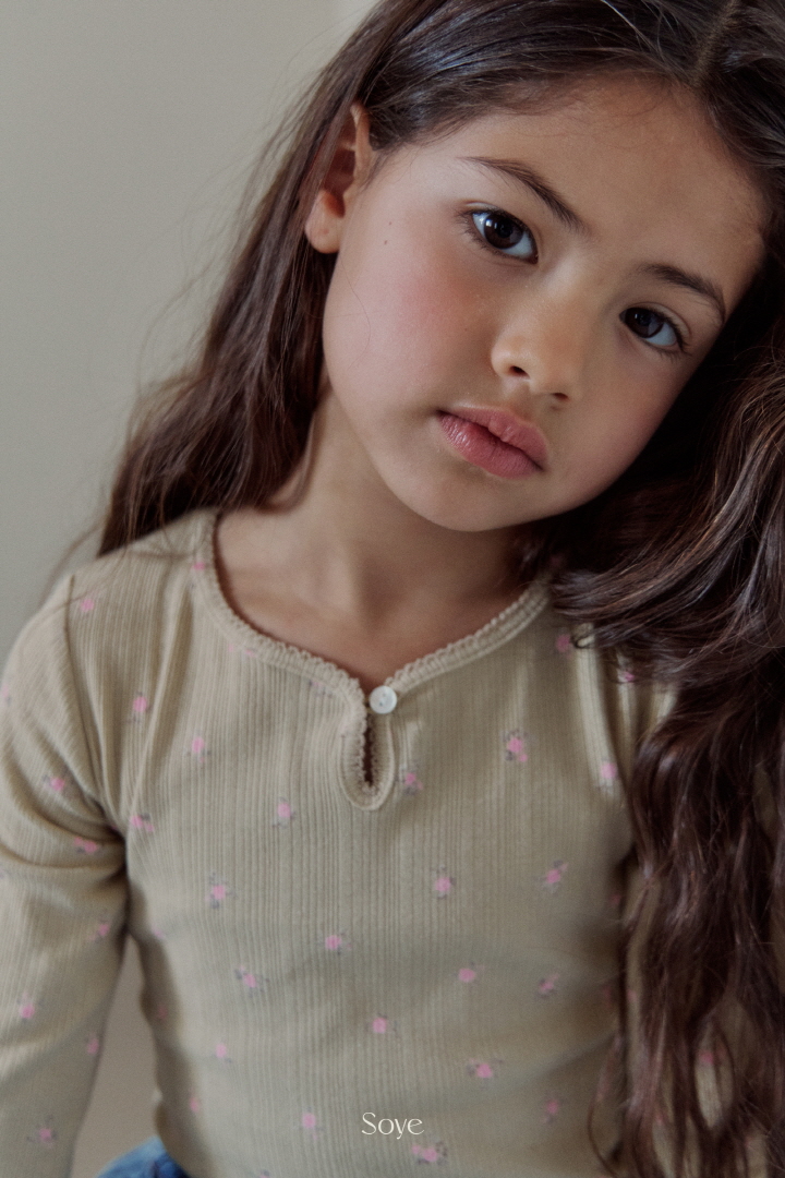Soye - Korean Children Fashion - #fashionkids - Pincoat Flower Tee