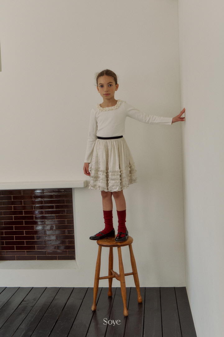 Soye - Korean Children Fashion - #kidzfashiontrend - New Pulp Ring Skirt - 2