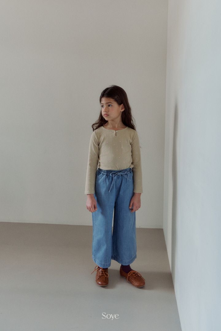Soye - Korean Children Fashion - #littlefashionista - Pincoat Flower Tee - 6