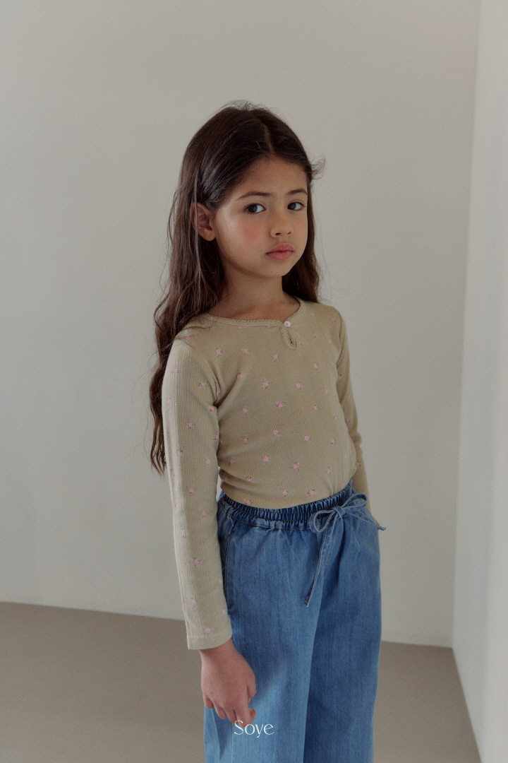 Soye - Korean Children Fashion - #magicofchildhood - Pincoat Flower Tee - 7