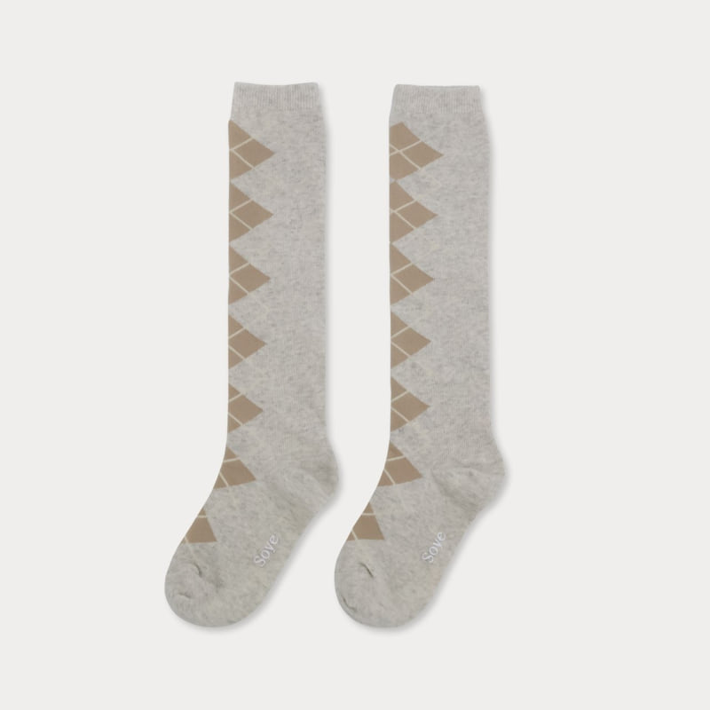 Soye - Korean Children Fashion - #minifashionista - Argyle Knee Socks