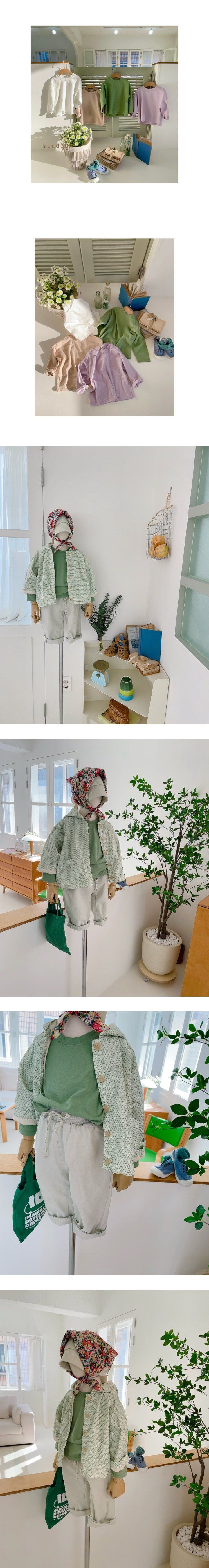 Studio M - Korean Children Fashion - #Kfashion4kids - Ray Long Sleeved Tee - 2