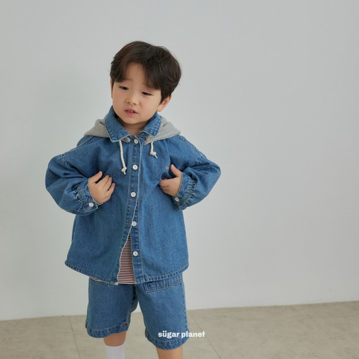 Sugar Planet - Korean Children Fashion - #Kfashion4kids - Teague Short Denim Pants