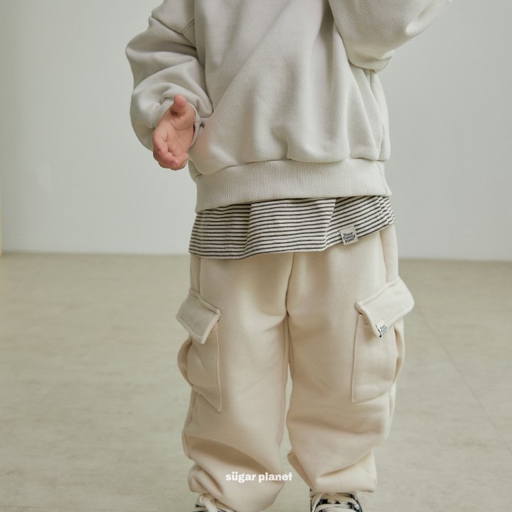 Sugar Planet - Korean Children Fashion - #childofig - Light Stripe Tee - 8