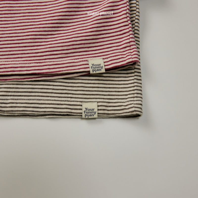 Sugar Planet - Korean Children Fashion - #discoveringself - Light Stripe Tee - 12