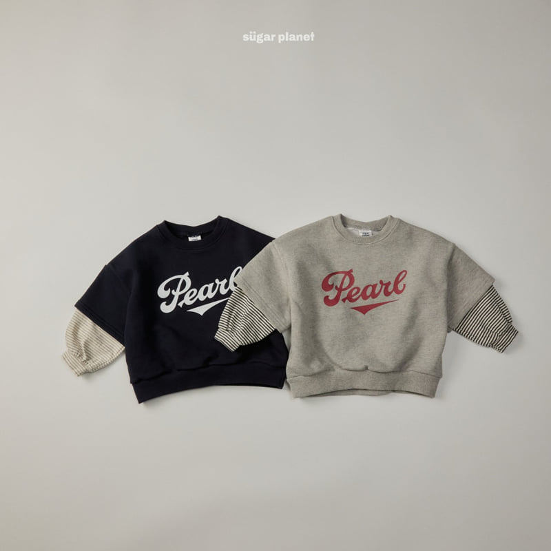 Sugar Planet - Korean Children Fashion - #fashionkids - Pearl Layered Sweatshirts - 11