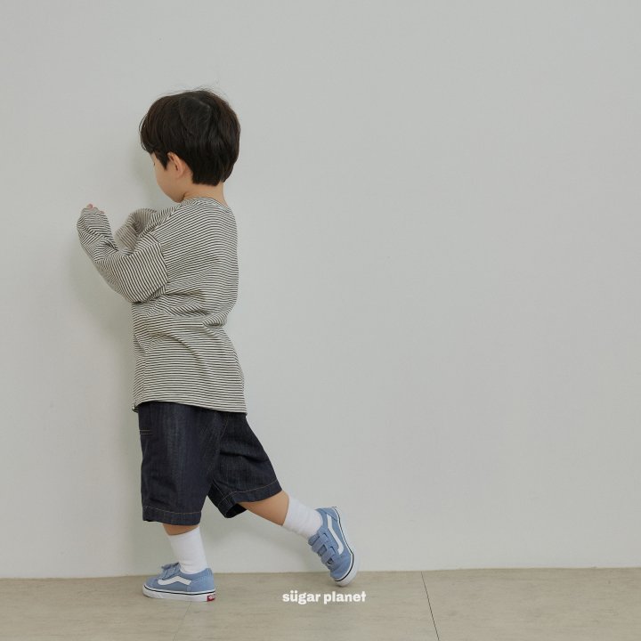 Sugar Planet - Korean Children Fashion - #kidsstore - Light Stripe Tee
