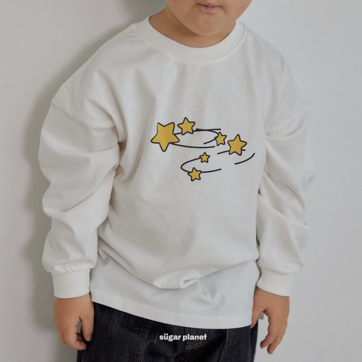 Sugar Planet - Korean Children Fashion - #kidzfashiontrend - Multi Star Tee - 3