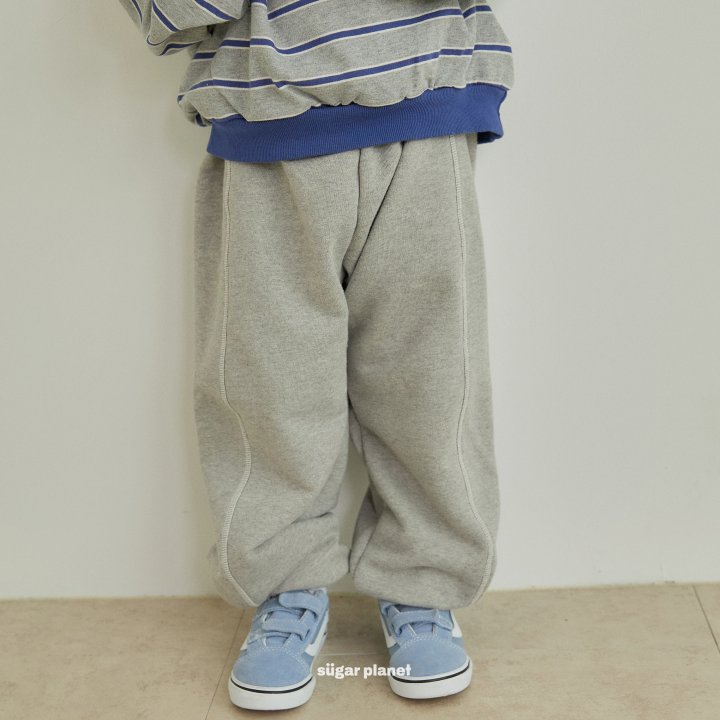Sugar Planet - Korean Children Fashion - #minifashionista - Side Stitch Jogger Pants - 3