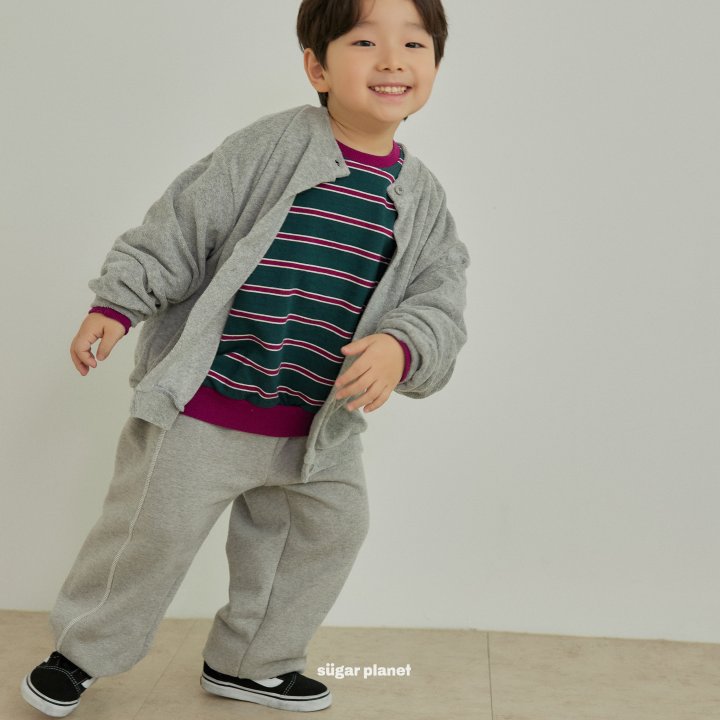 Sugar Planet - Korean Children Fashion - #minifashionista - Side Stitch Jogger Pants - 4