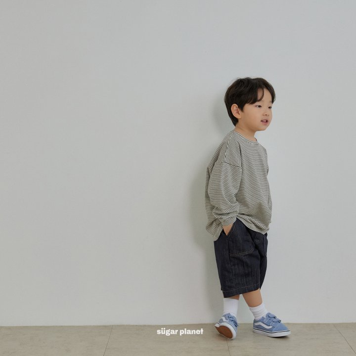 Sugar Planet - Korean Children Fashion - #stylishchildhood - Teague Short Denim Pants - 8