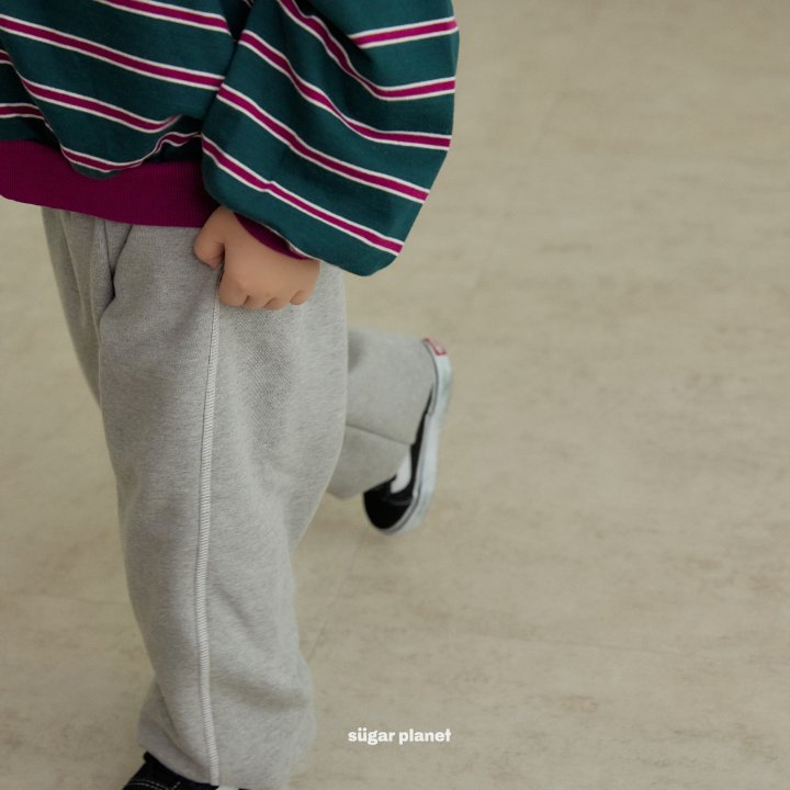 Sugar Planet - Korean Children Fashion - #toddlerclothing - Side Stitch Jogger Pants - 6