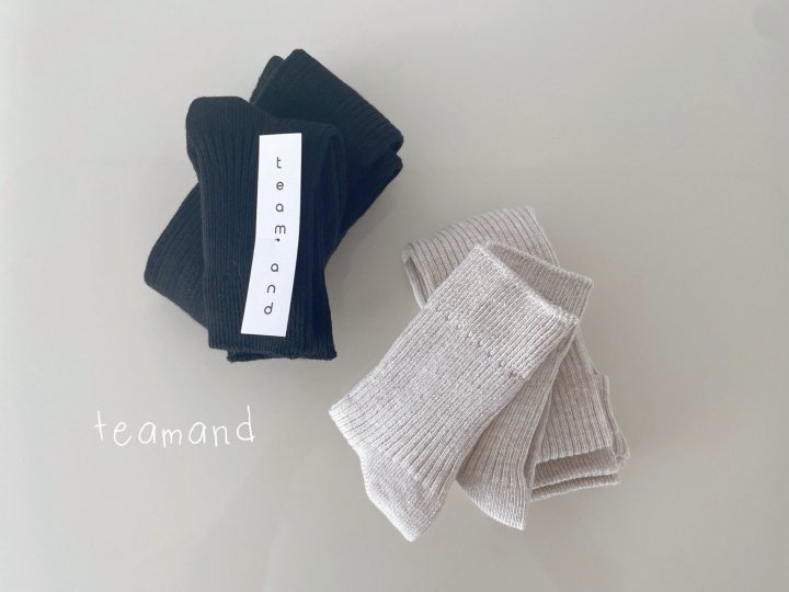 Teamand - Korean Children Fashion - #Kfashion4kids - Cookie Leggings Socks Set - 8