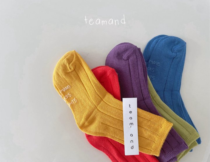 Teamand - Korean Children Fashion - #kidzfashiontrend - Colored Socks Set - 4