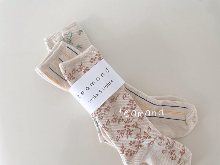Teamand - Korean Children Fashion - #childofig - Garden Knee Socks - 3