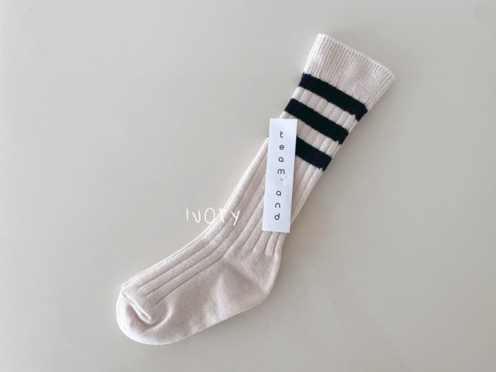 Teamand - Korean Children Fashion - #childofig - Three-line Ribbed Socks