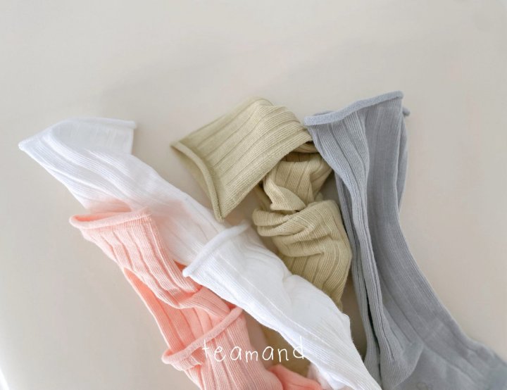 Teamand - Korean Children Fashion - #childofig - Rolling Knee Socks