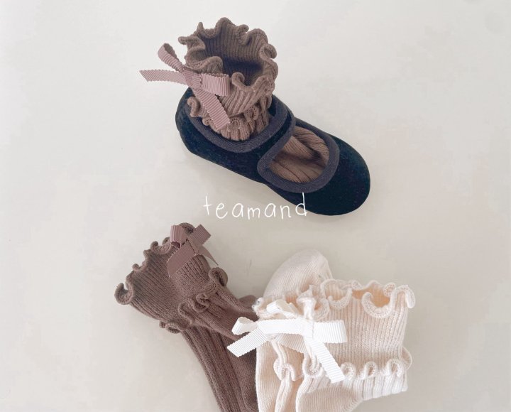 Teamand - Korean Children Fashion - #childofig - Two-line Ribbon Set (butter+brown) - 2