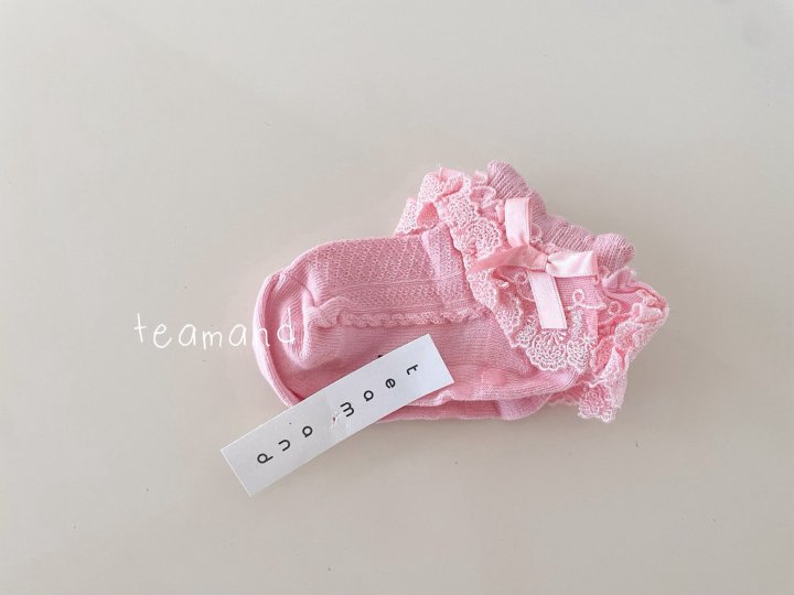 Teamand - Korean Children Fashion - #childofig - Double Lace Socks - 2