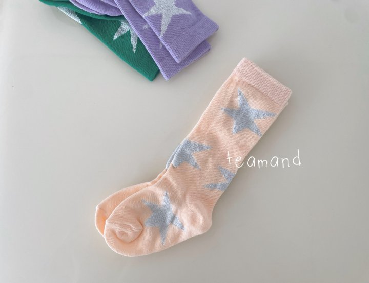 Teamand - Korean Children Fashion - #childofig - Star Socks Set - 5
