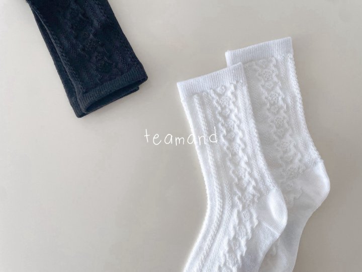 Teamand - Korean Children Fashion - #childofig - Embossed Lace Set (with Mom)