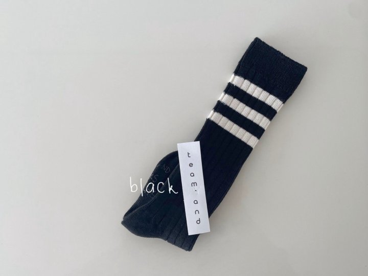 Teamand - Korean Children Fashion - #childrensboutique - Three-line Ribbed Socks - 3