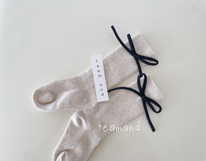 Teamand - Korean Children Fashion - #designkidswear - Bongbong Ribbon Knee Socks