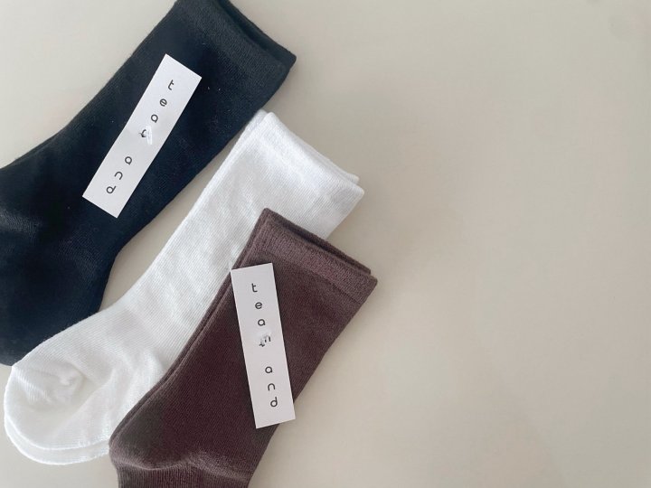 Teamand - Korean Children Fashion - #designkidswear - Plain Socks set - 7