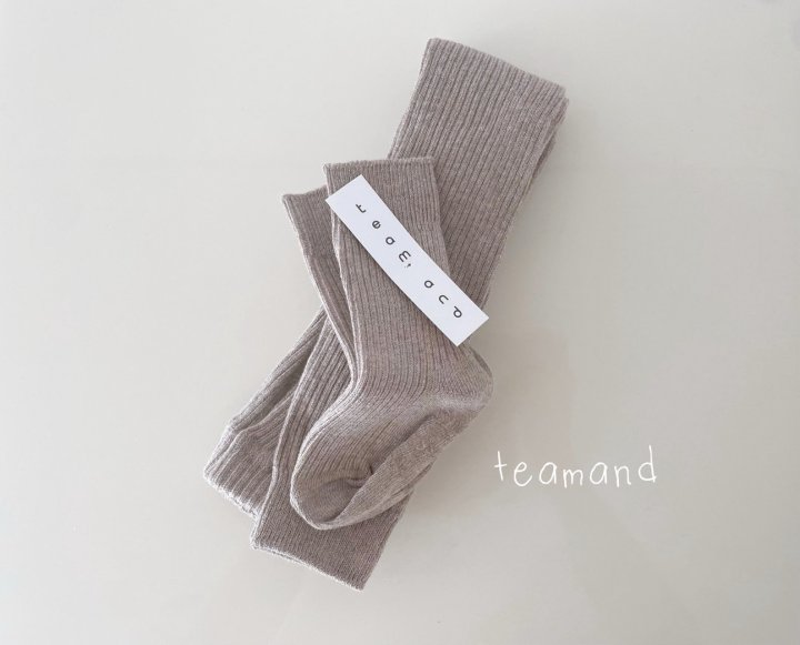 Teamand - Korean Children Fashion - #designkidswear - Cookie Leggings Socks Set - 2