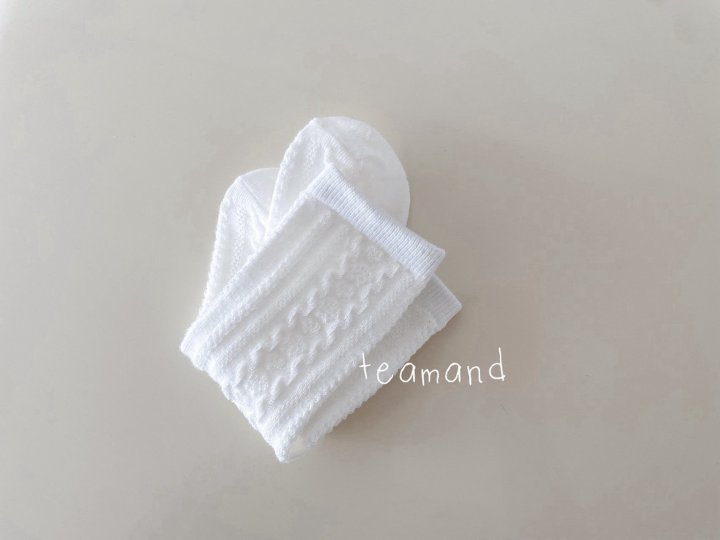 Teamand - Korean Children Fashion - #designkidswear - Embossed Lace Set (with Mom) - 3