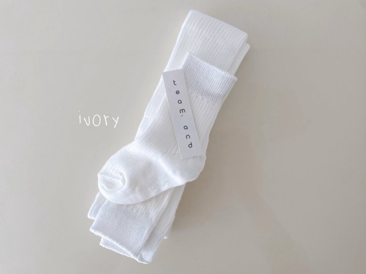Teamand - Korean Children Fashion - #discoveringself - Cookie Leggings Socks Set - 3
