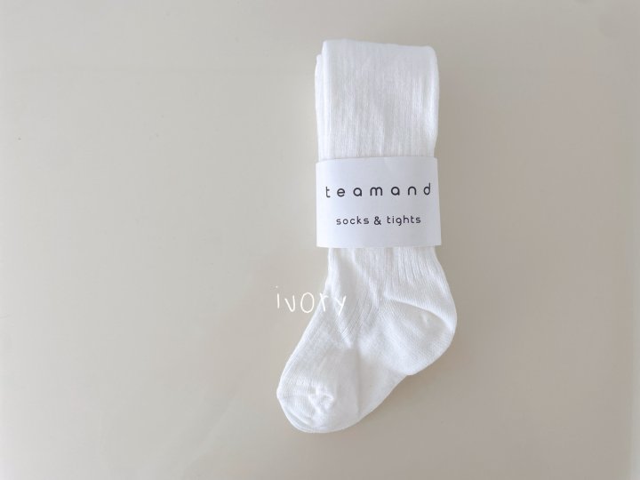 Teamand - Korean Children Fashion - #discoveringself - Ribbed Tights - 5