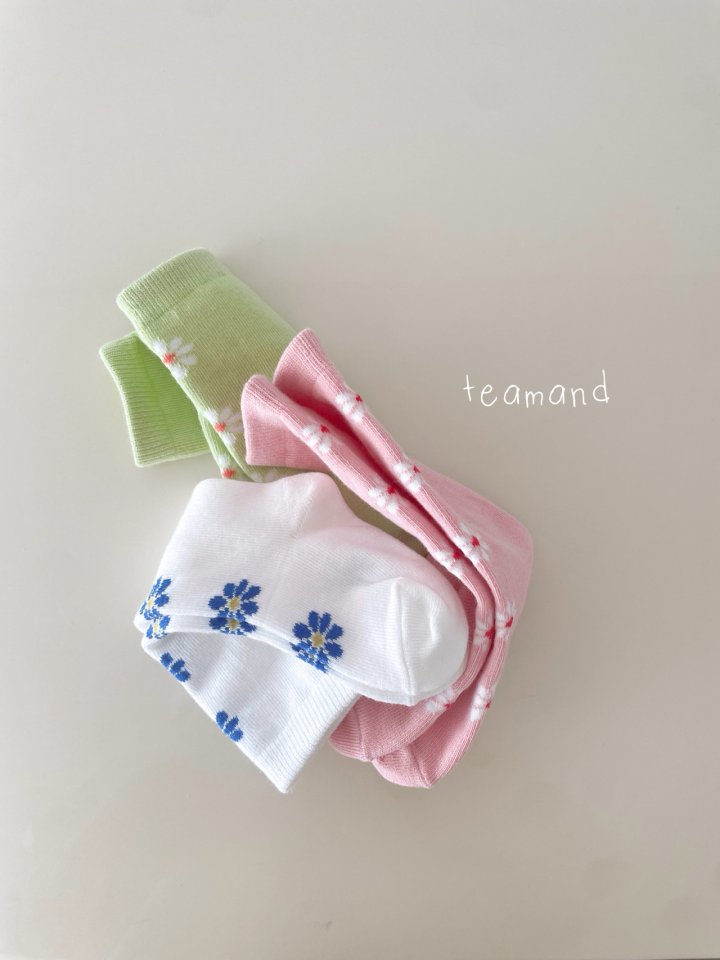 Teamand - Korean Children Fashion - #discoveringself - Alice Knee Socks Set - 5