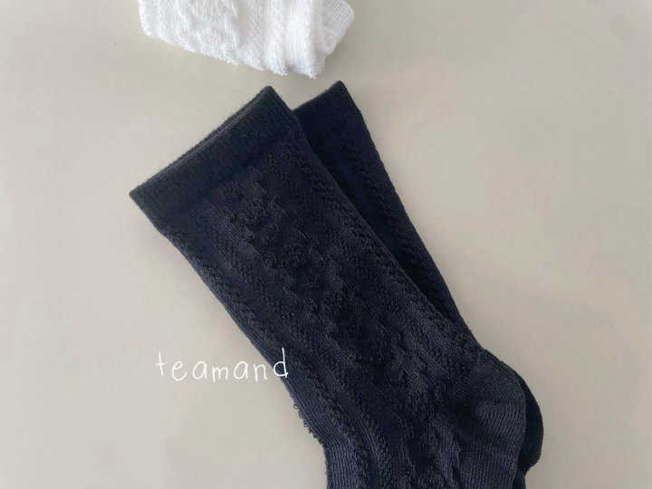 Teamand - Korean Children Fashion - #designkidswear - Embossed Lace Set (with Mom) - 4