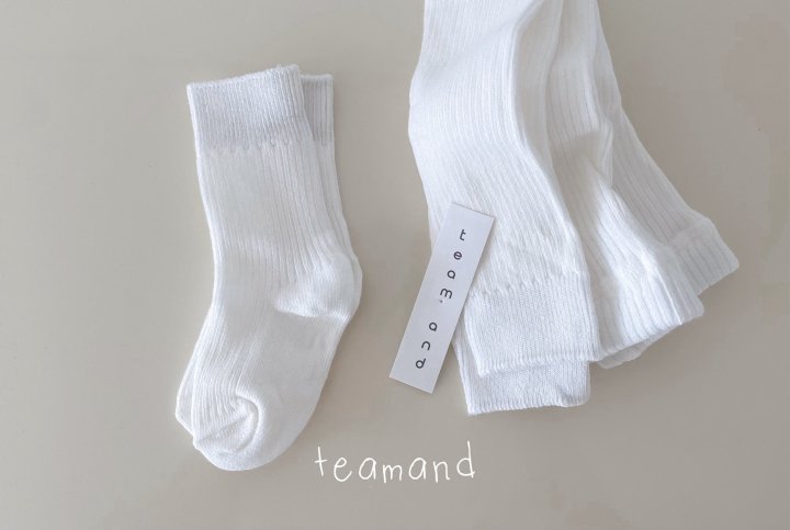 Teamand - Korean Children Fashion - #discoveringself - Cookie Leggings Socks Set - 4