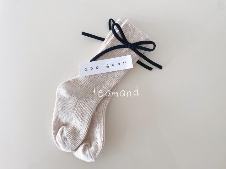 Teamand - Korean Children Fashion - #fashionkids - Bongbong Ribbon Knee Socks - 4