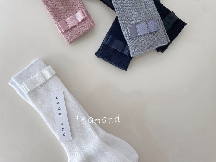 Teamand - Korean Children Fashion - #kidsstore - Ribbon Ribbed Socks