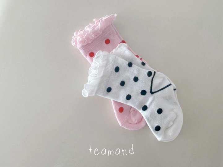 Teamand - Korean Children Fashion - #kidsstore - Polka Dot Set - 6