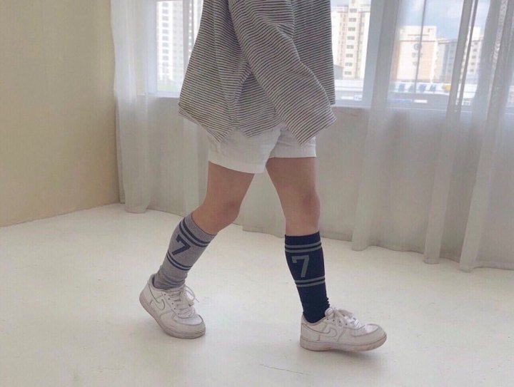 Teamand - Korean Children Fashion - #kidsstore - Number Knee Socks Set 1 - 7