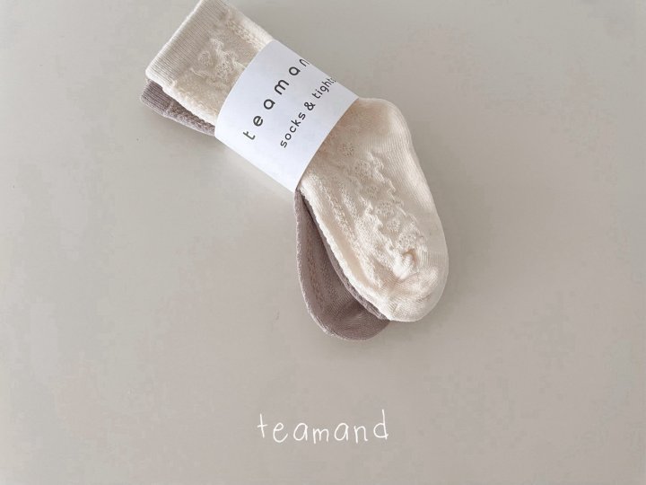 Teamand - Korean Children Fashion - #kidsshorts - Grandma Lace Set (with Mom) - 4