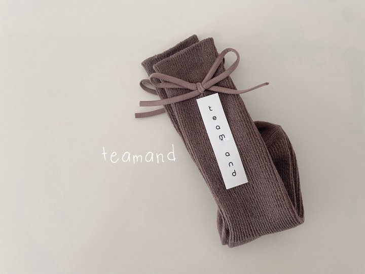 Teamand - Korean Children Fashion - #kidzfashiontrend - Bongbong Ribbon Knee Socks - 6