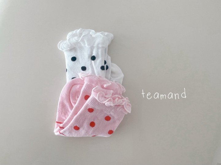 Teamand - Korean Children Fashion - #kidzfashiontrend - Polka Dot Set - 7